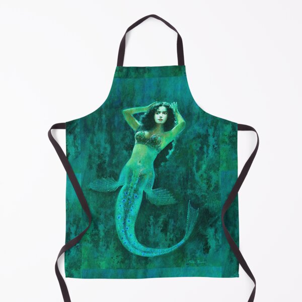 Item preview, Vintage Surreal Mermaid designed and sold by mictomart.