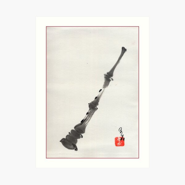 "Shakuhachi" Art Print for Sale by Origa Redbubble