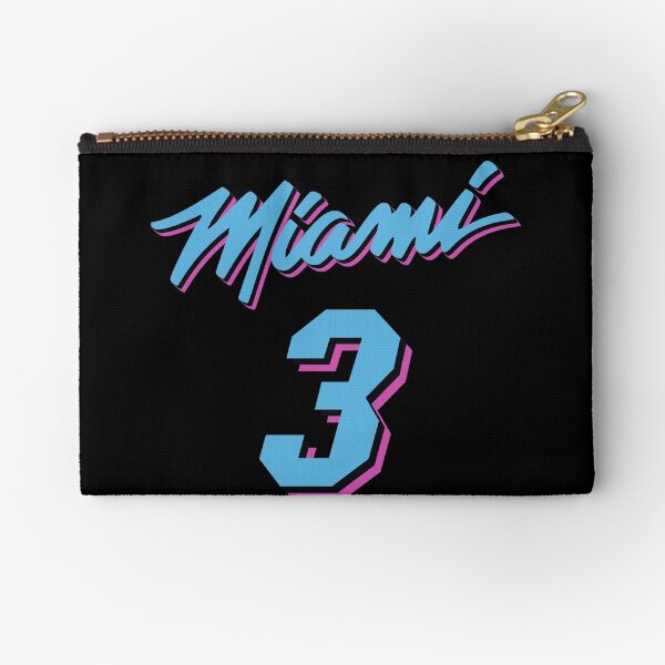Dwyane Wade Miami Heat Vice Jersey Zipper Pouch