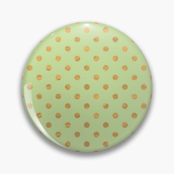 Item preview, Golden Polka Dots on Pale Green Background designed and sold by BloomCatB.