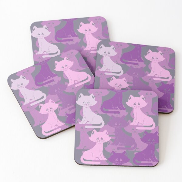 Item preview, Purple and Grey Cat Camo Design  designed and sold by cgroenewald.