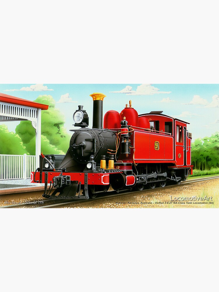 VicRail 2-6-2T NA-Class Tank Locomotive (9A) by LocomotiveArt