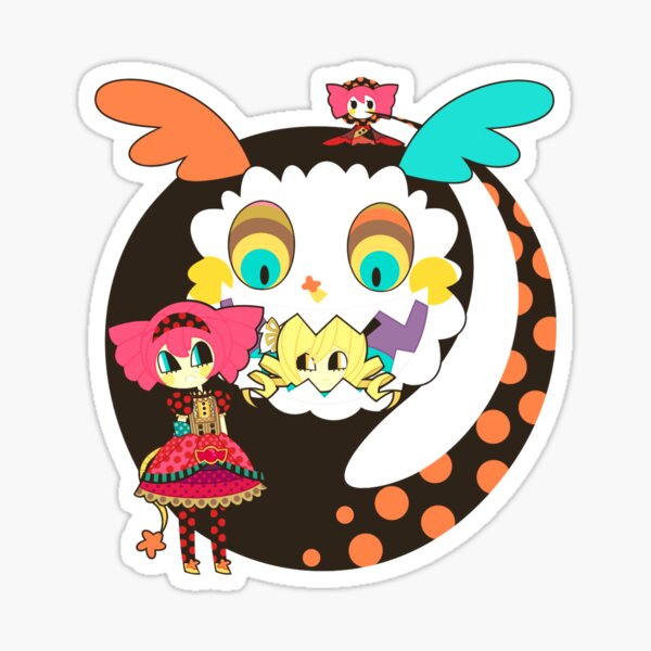 madoka charlotte the witch Sticker