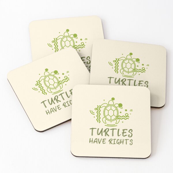 Item preview, Turtles Have Rights Funky Turtle designed and sold by Telle Garcia.