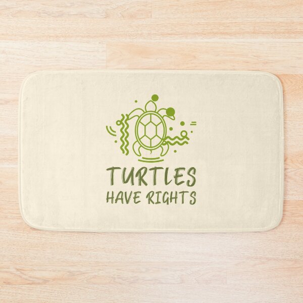 Item preview, Turtles Have Rights Funky Turtle designed and sold by Telle Garcia.