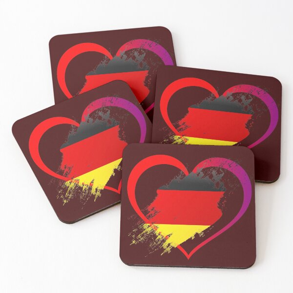 Item preview, German heart flag designed and sold by P-I-R.