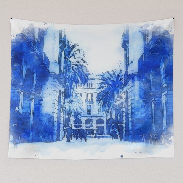 Item preview, Barcelona, Gothic Quarter designed and sold by AM FineArtPrints.