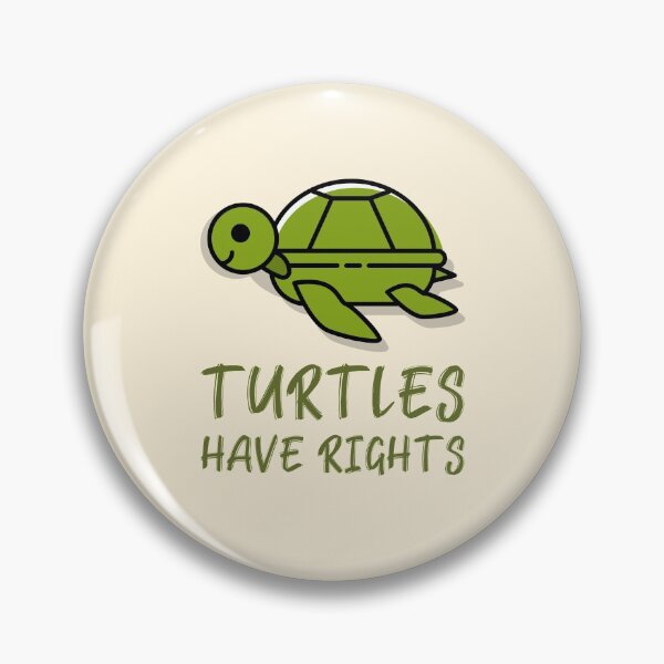Item preview, Turtles Have Rights Green Turtle designed and sold by Telle Garcia.