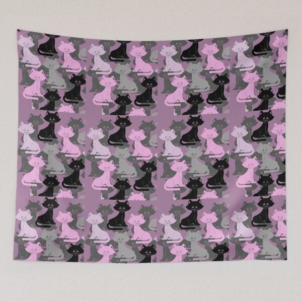 Item preview, Pink and Grey Cat Camo Design  designed and sold by cgroenewald.