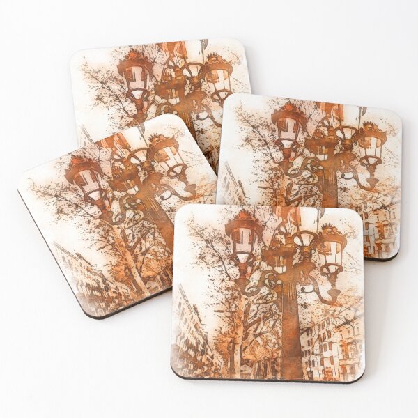 Item preview, Barcelona, La Rambla designed and sold by AM FineArtPrints.