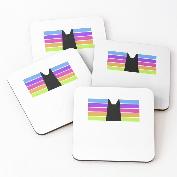 Item preview, retro colorful cat  designed and sold by pirminio.