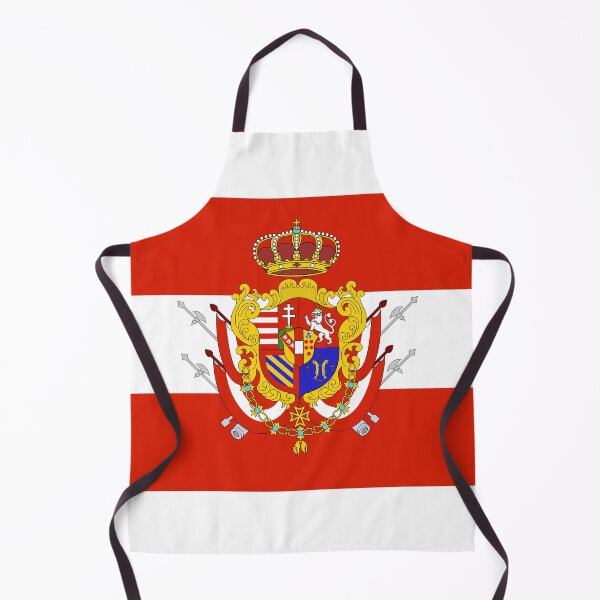 Item preview, Red White Banner Grand Duchy of Tuscany designed and sold by BulganLumini.