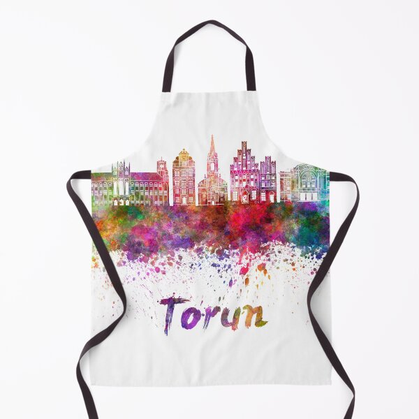 Item preview, Torun skyline in watercolor designed and sold by paulrommer.