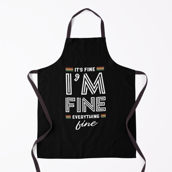 Item preview, Everything is Fine - motivational quote designed and sold by DiogoCalheiros.