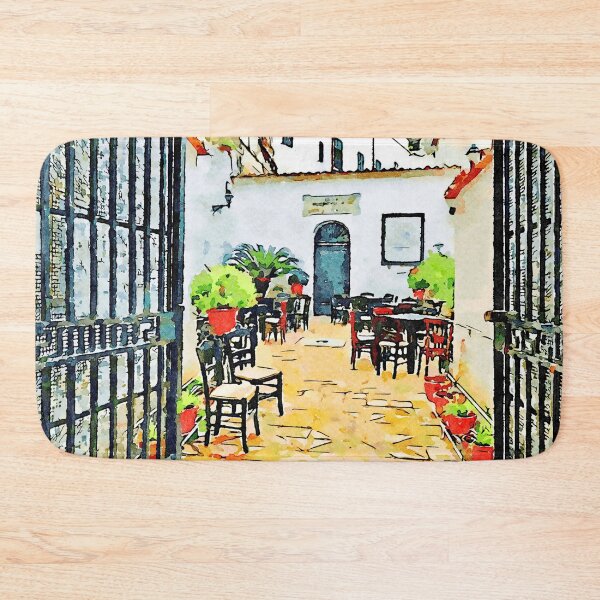 Item preview, Amalfi: outdoor tables of the restaurant designed and sold by Giuseppe Cocco.