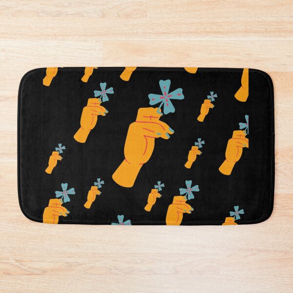 Item preview, flowers black pattern design designed and sold by Farage Art.