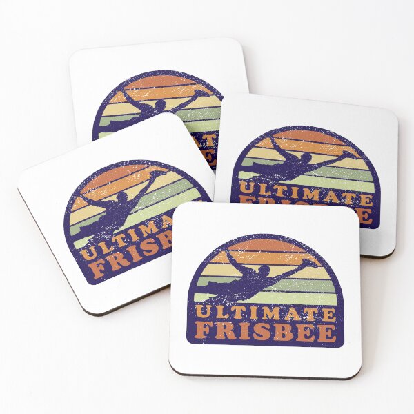 Item preview, Retro Frisbee for the Ultimate Frisbee Player (Distressed design on Light Tshirt) designed and sold by miftake.