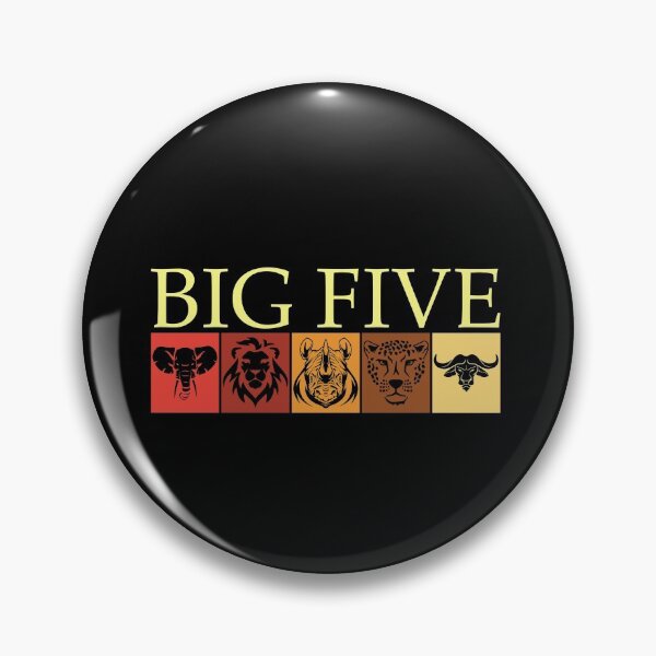 Item preview, The Big Five from Africa designed and sold by TeeZoneZtore.