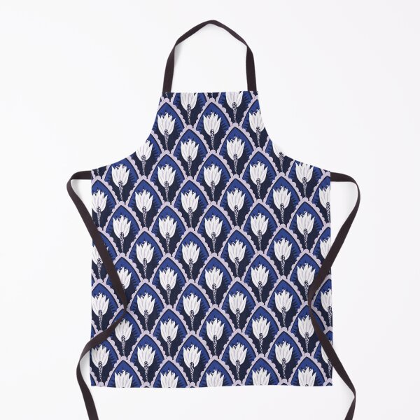 Item preview, Art deco boho floral pattern - mauve and blue designed and sold by Designedbyallie.