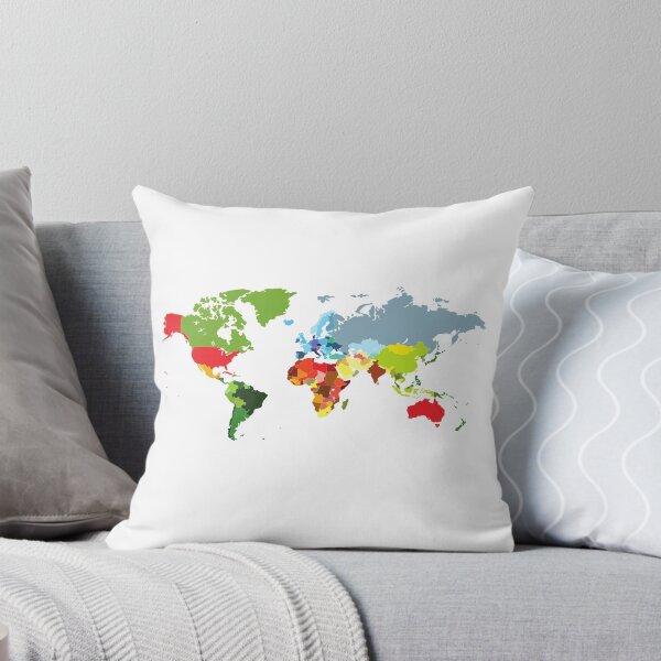 Item preview, Colorful world map designed and sold by ALINNAN789.