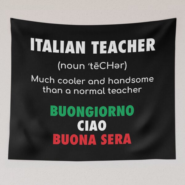 Item preview, Italian Teacher designed and sold by Blok45.