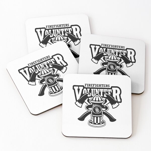 Item preview, Firefighters Volunteer Fire Hydrant and Axes designed and sold by cartattz.