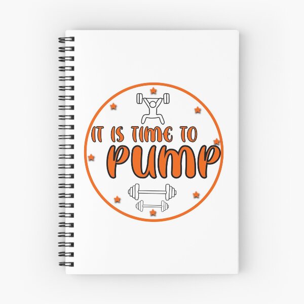 Item preview,  it is time to pump! motivational workout bodypump logo. - orange  designed and sold by robinverheul.