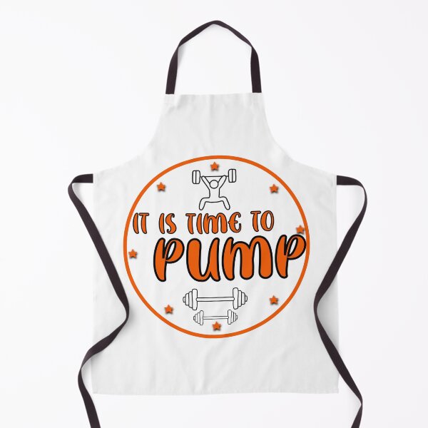 Item preview,  it is time to pump! motivational workout bodypump logo. - orange  designed and sold by robinverheul.