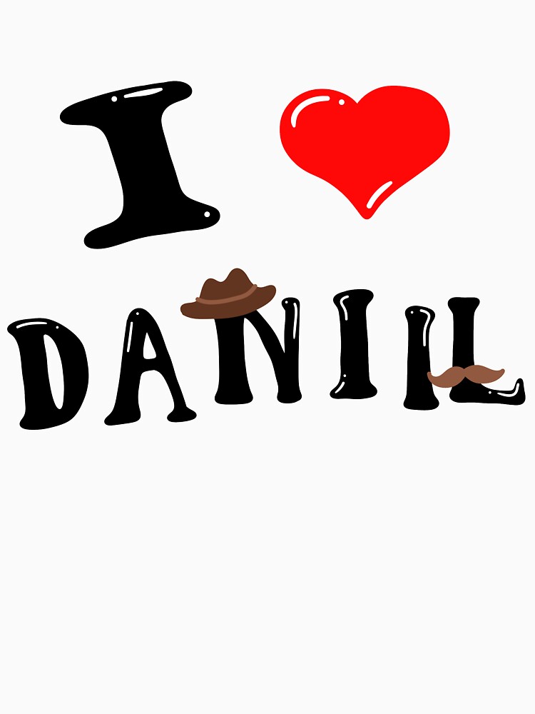 Thumbnail 7 of 7, Classic T-Shirt, i <3 daniil designed and sold by Jimmies.
