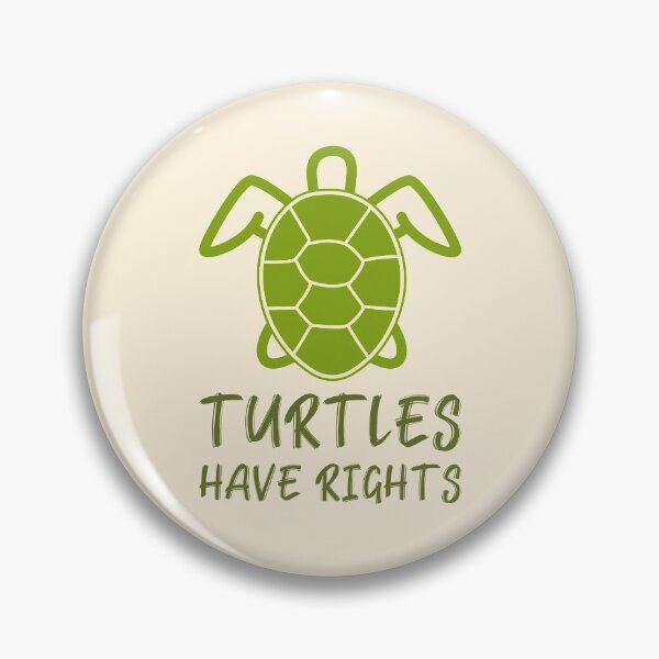 Item preview, Turtles Have Rights Wildlife Protection designed and sold by Telle Garcia.