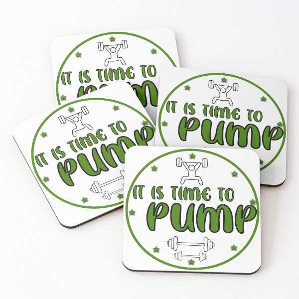 Item preview,  it is time to pump! motivational workout bodypump logo - green  designed and sold by robinverheul.
