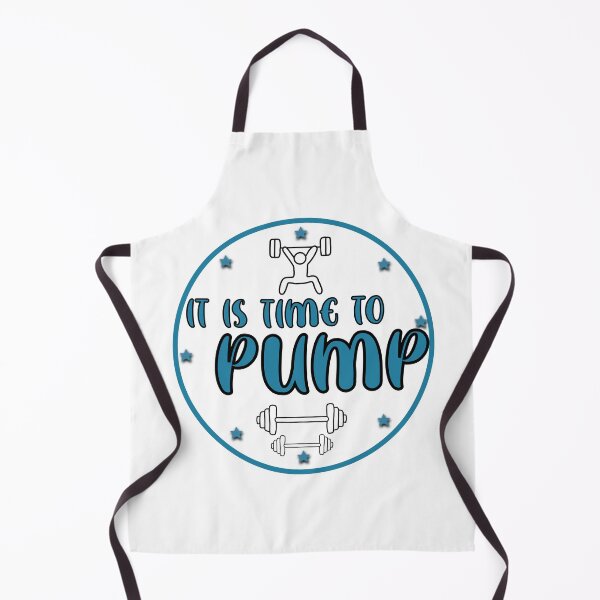 Item preview, it is time to pump! motivational workout bodypump logo - light blue  designed and sold by robinverheul.