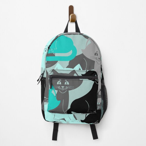 Item preview, Teal and Grey Cat Camo Design designed and sold by cgroenewald.