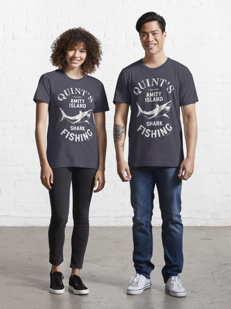 Jaws - Quint's Shark Fishing (Bay Harbor Skull Moon) Kids T-Shirt