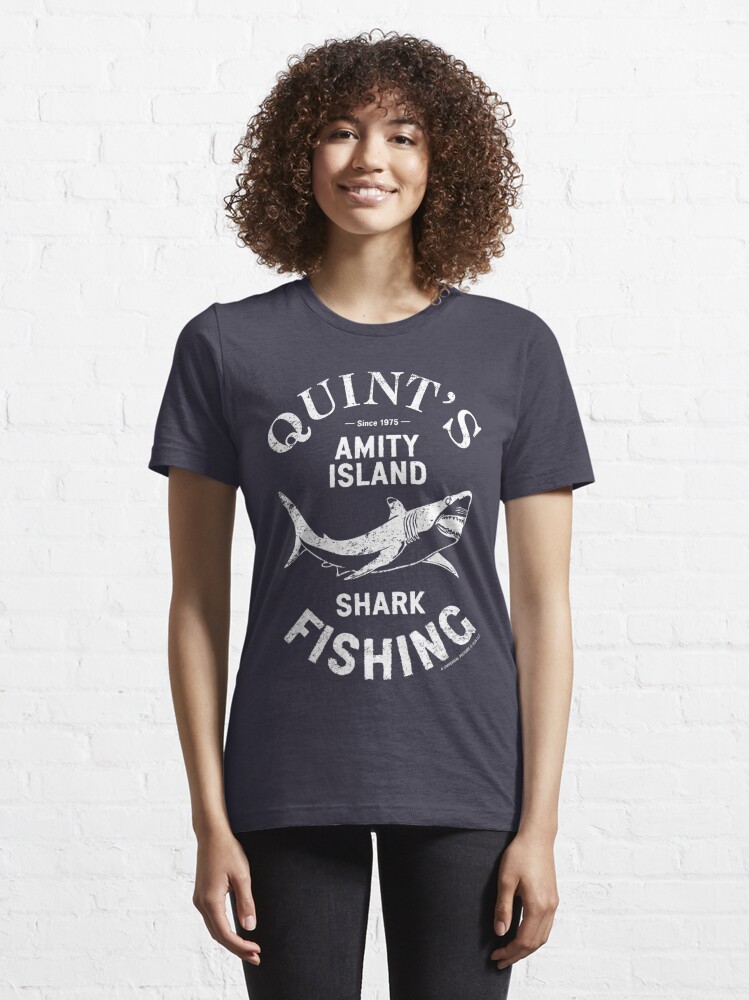 Jaws Quint's Amity Shark Fishing (1975) Essential T-Shirt for Sale by  Candywrap Studio®