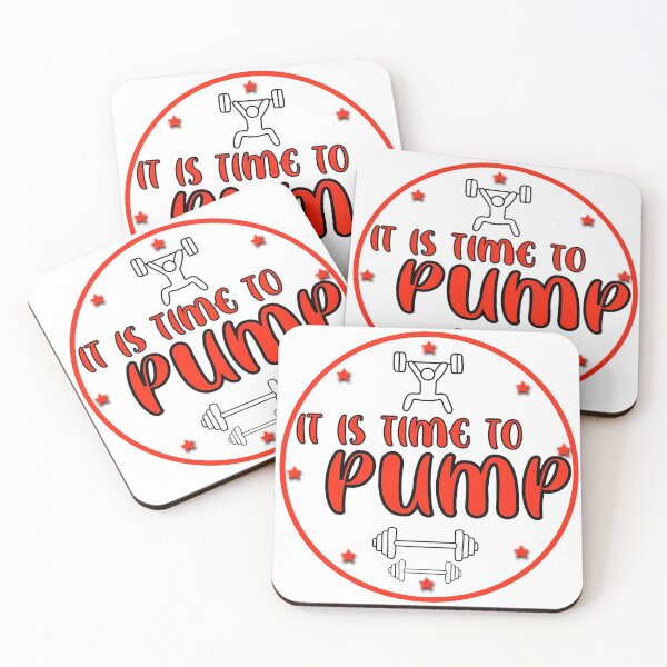 Item preview, it is time to pump! motivational workout bodypump logo - red  designed and sold by robinverheul.