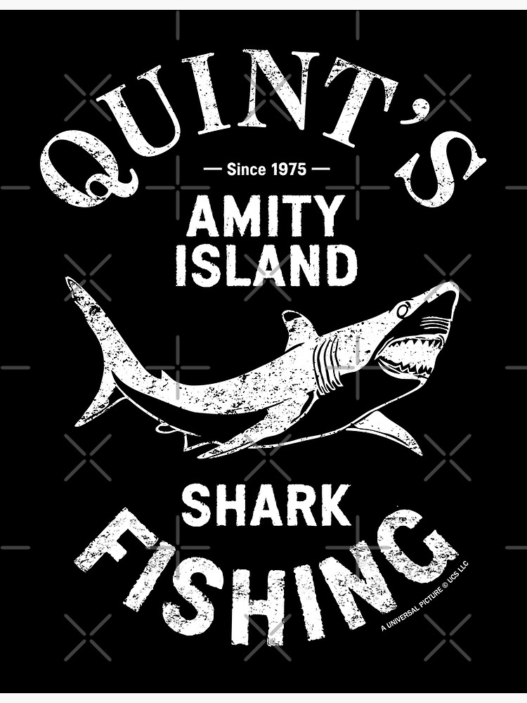 Quint's Shark Fishing - Jaws Adult T-Shirt, Medium : : Clothing,  Shoes & Accessories