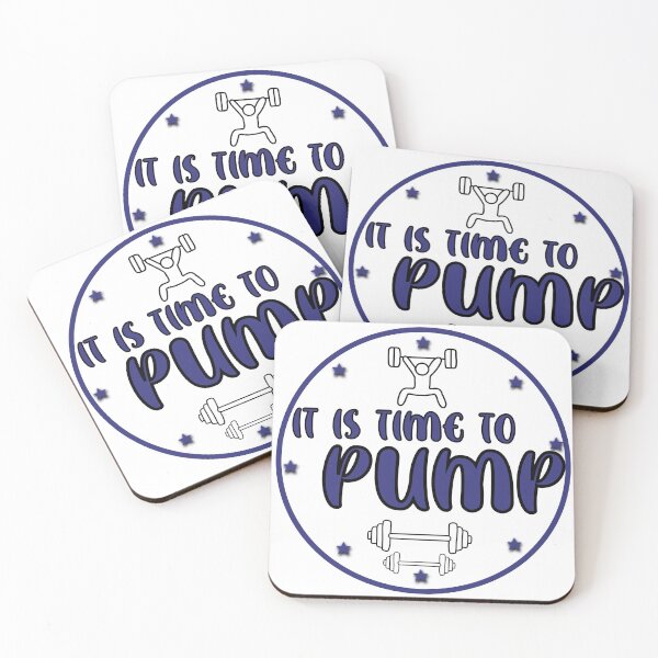 Item preview, it is time to pump! motivational workout bodypump logo - dark blue  designed and sold by robinverheul.