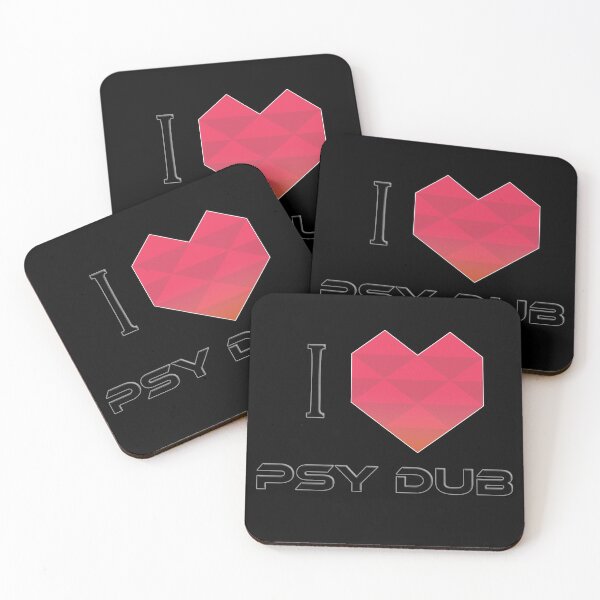 Item preview, I Love Psy Dub - Pink / Red / Orange designed and sold by NoMatterLab.