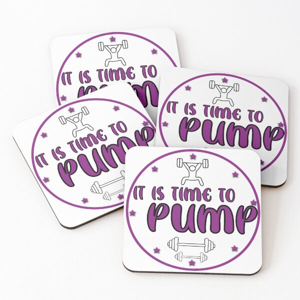 Item preview,  it is time to pump! motivational workout bodypump logo - purple  designed and sold by robinverheul.