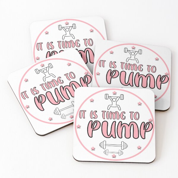 Item preview, it is time to pump! motivational workout bodypump logo - pink  designed and sold by robinverheul.