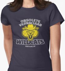Obsolete Vernacular Wildcats (Royal Tenenbaums) Women's Fitted T-Shirt