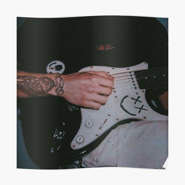 Louis Tomlinson guitar Póster