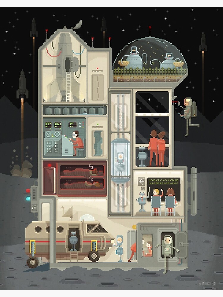 Moon Base by pixelshuh