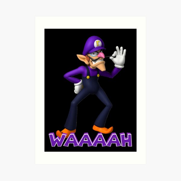 Luigi Meme Wall Art Redbubble - waluigi number one song roblox