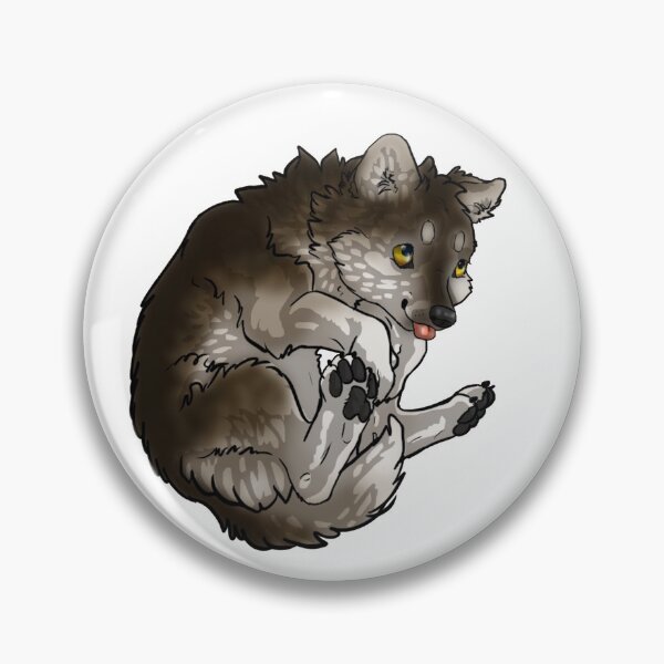 Item preview, Dibujos animados lindo cachorro de lobo designed and sold by Erica Creutz.