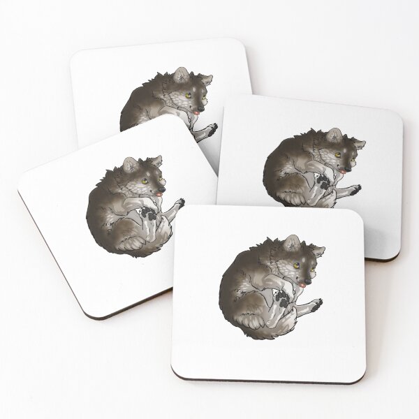 Item preview, Cute wolf pup cartoon designed and sold by Erica Creutz.