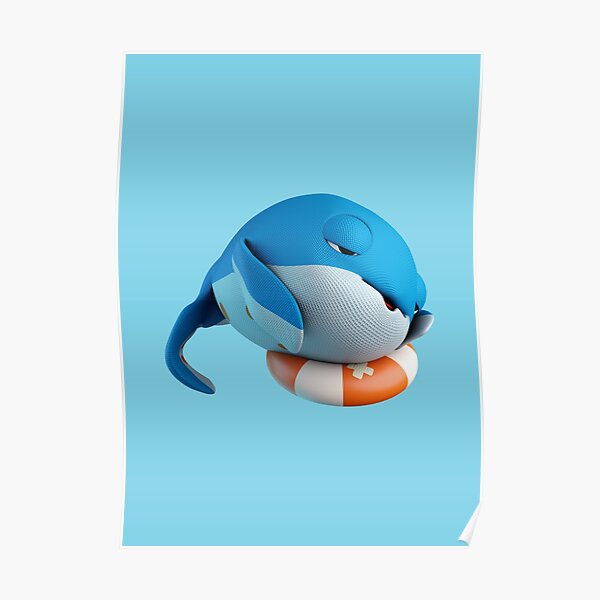 NEVER QUIT, SIMPLY REST | Whale Power Nap Poster
