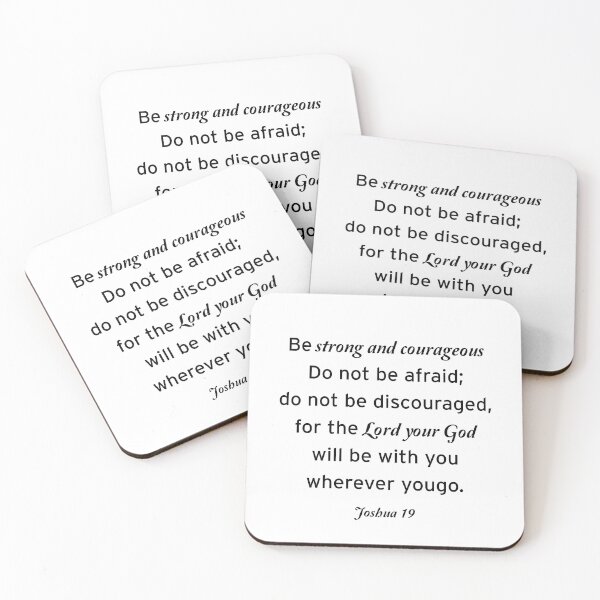 Item preview, Joshua 1:9 Be Strong and Courageous  designed and sold by corbrand.