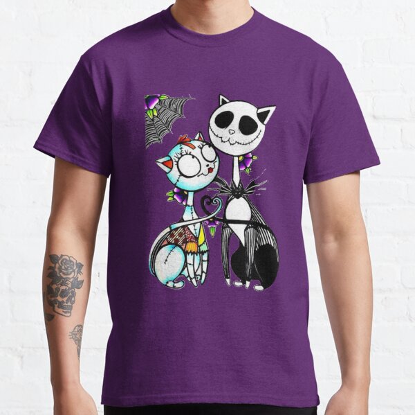 Item preview, Cute Cat Jack Skellington and Sally  designed and sold by amethystdesign.